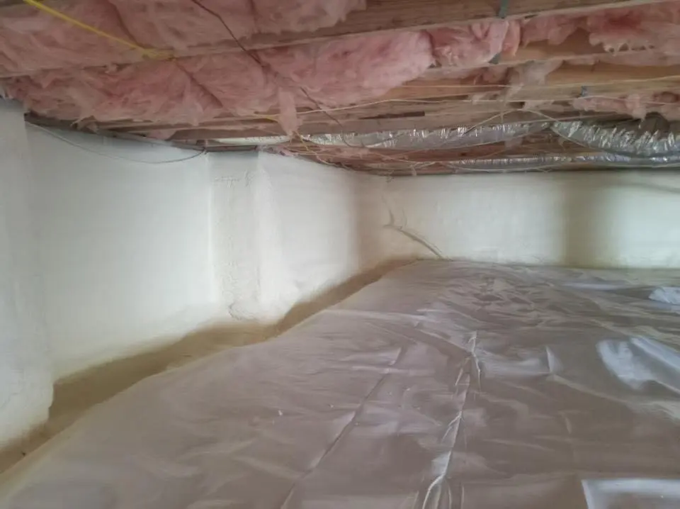 Crawl space encapsulation with closed-cell spray foam for Metal Roof Coating in Cortlandt